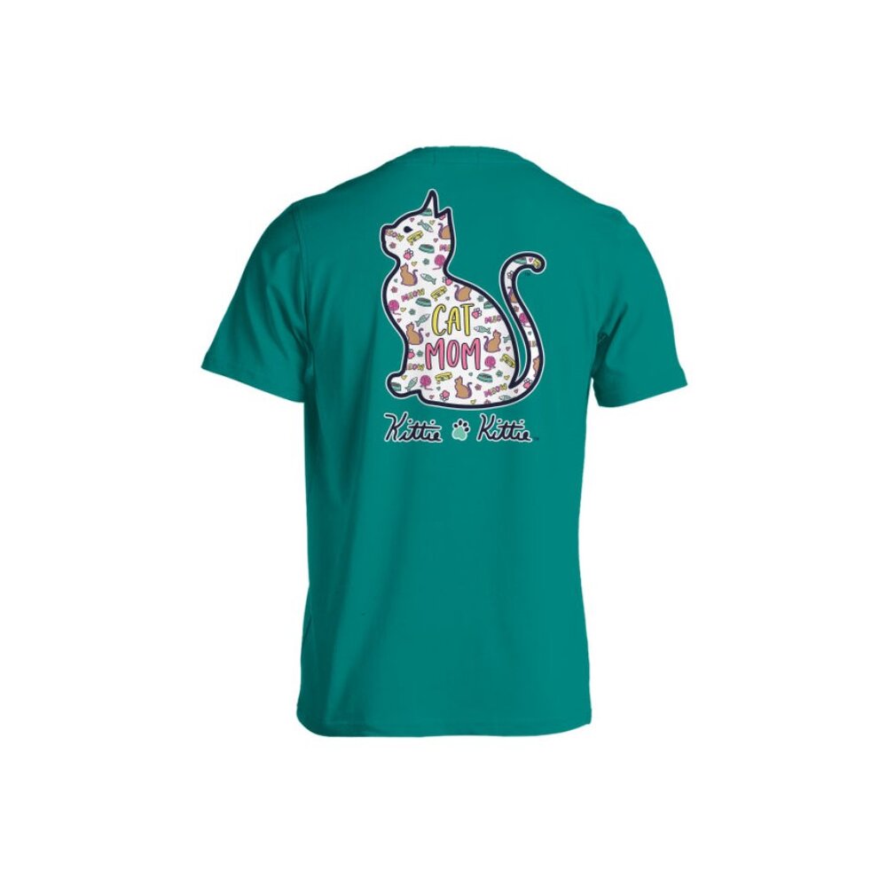 New KITTIE KITTIE The Cat mom T SHIRT